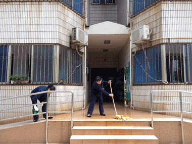 楼道地面清洁